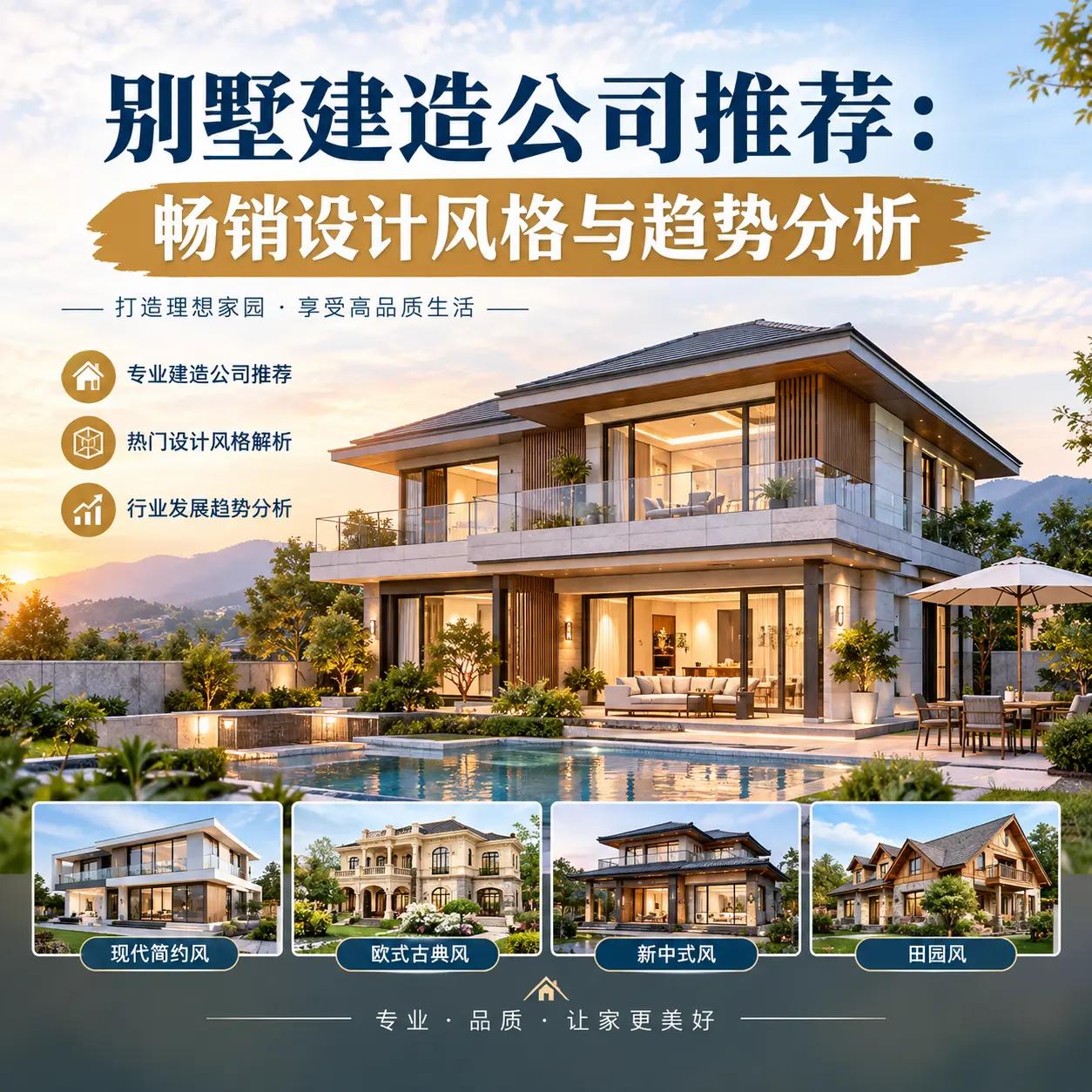 别墅建造公司推荐: 印江 畅销设计风格与趋势分析
