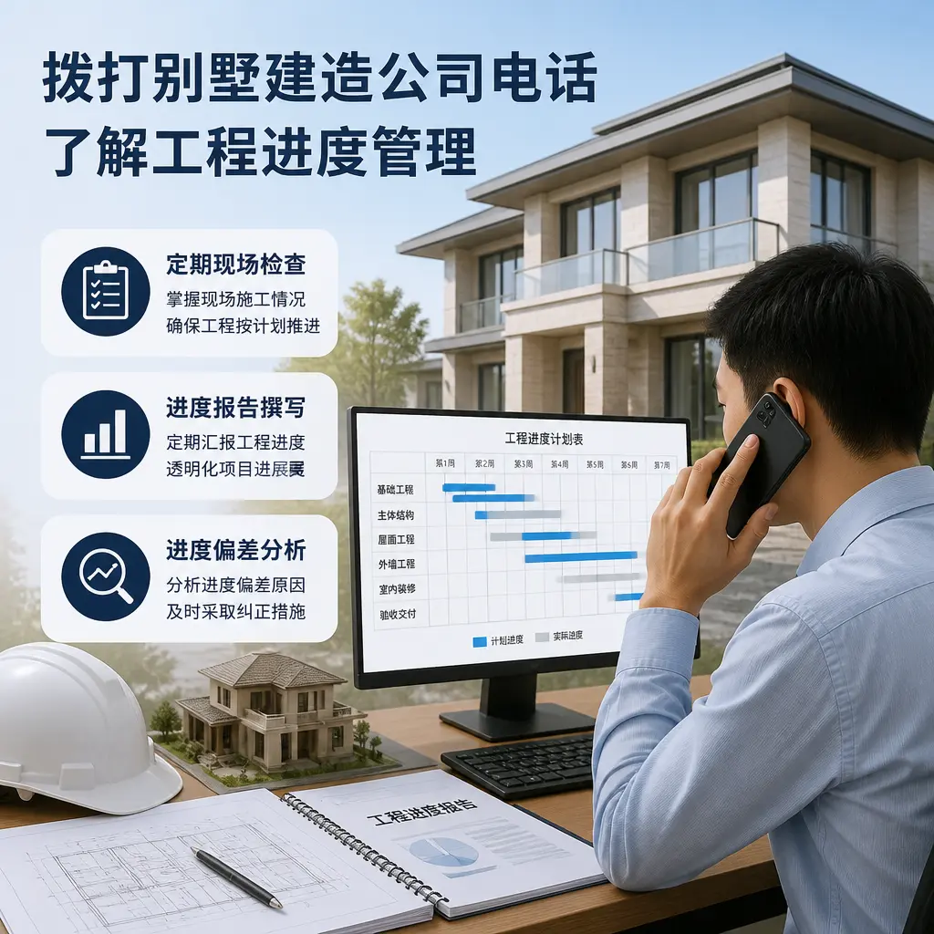拨打印江别墅建造公司电话,了解工程进度管理