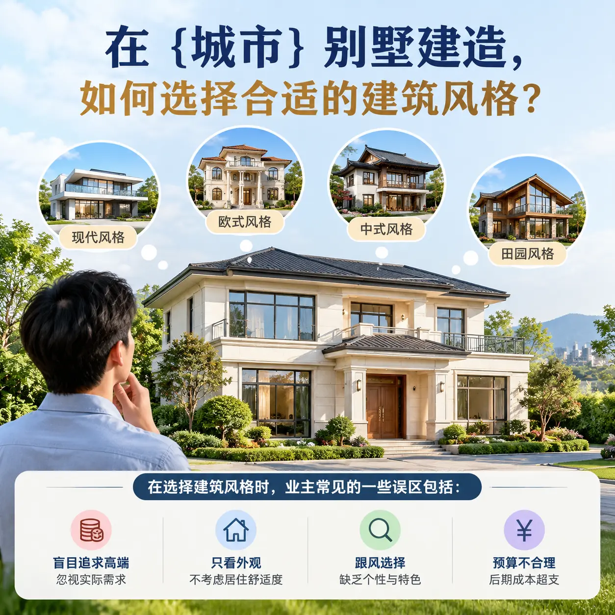 在 印江 别墅建造，如何选择合适的建筑风格？