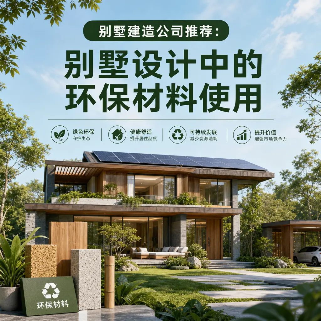 别墅建造公司推荐: 印江 别墅设计中的环保材料使用
